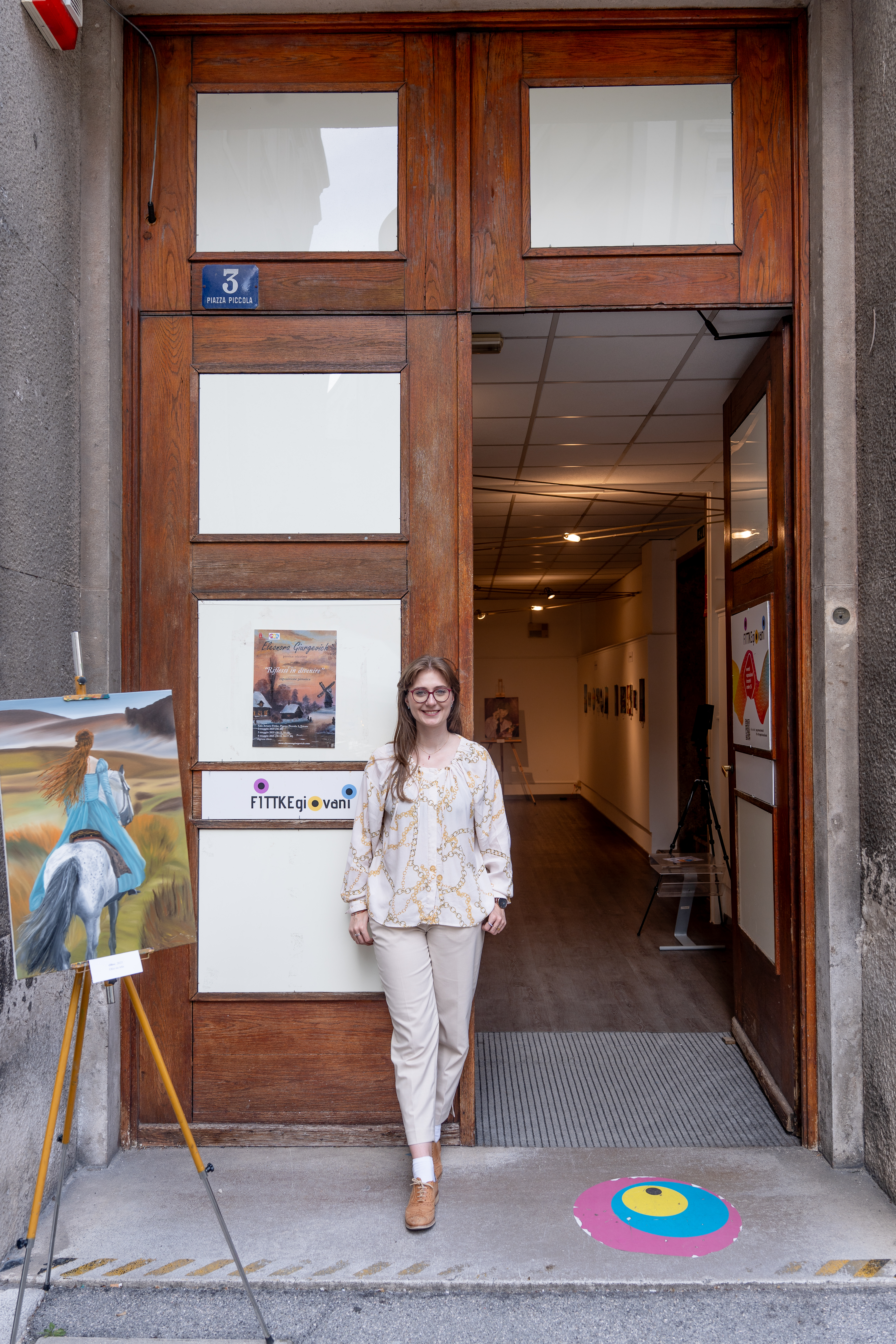 mostra sala fittke eleonora giurgevich riflessi in divenire