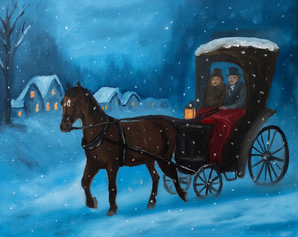 passeggiata nella neve