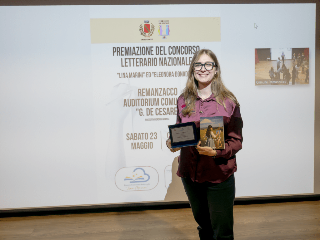 eleonora giurgevich premiata al premio letterario nazionale lina marini